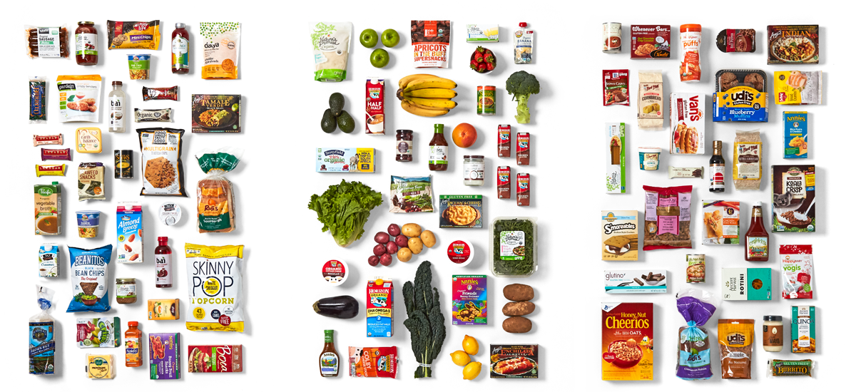 knolling food types